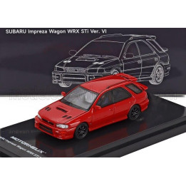 MOTORHELIX SUBARU IMPREZA WRX SW STATION WAGON 2001 - RED 1/64