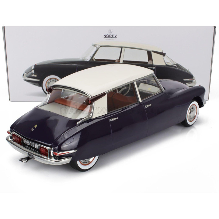 NOREV CITROEN DS19 1955 - PURPLE CHAMPAGNE 1/12