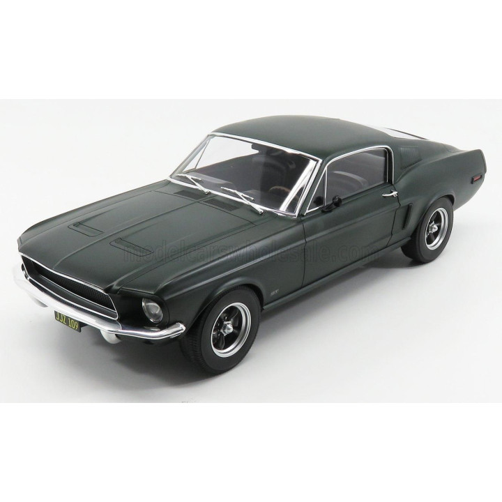 NOREV FORD USA MUSTANG FASTBACK COUPE 1968 - SATIN GREEN MET 1/12