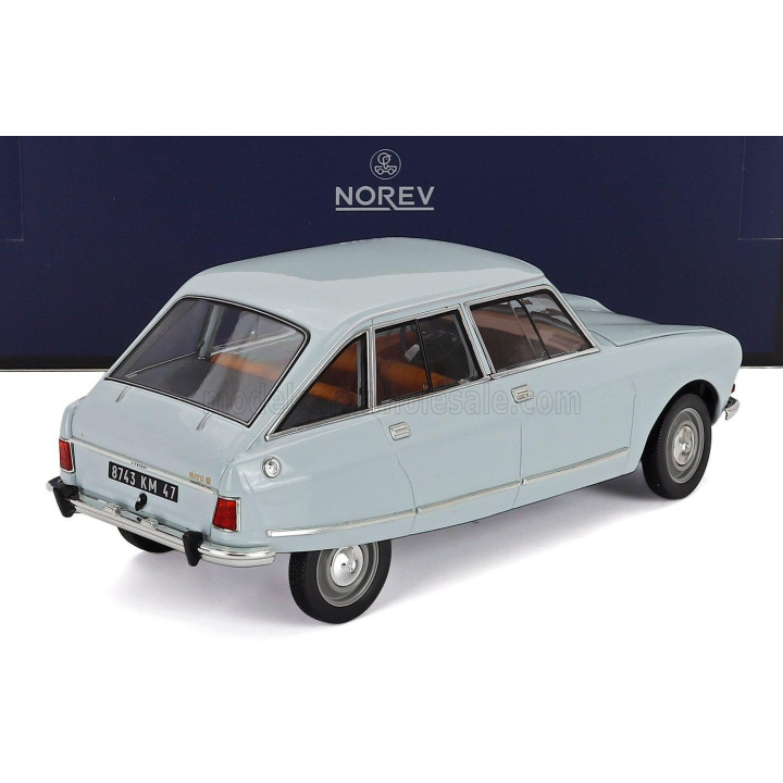 NOREV CITROEN AMI 8 CLUB 1969 - THASOS LIGHT BLUE 1/18