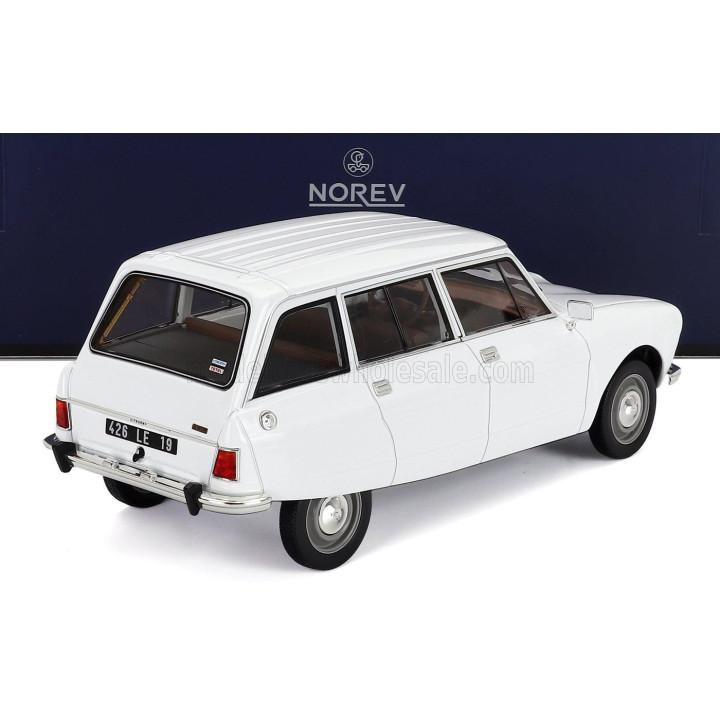 NOREV CITROEN AMI 8 BREAK SW STATION WAGON 1975 - WHITE 1/18