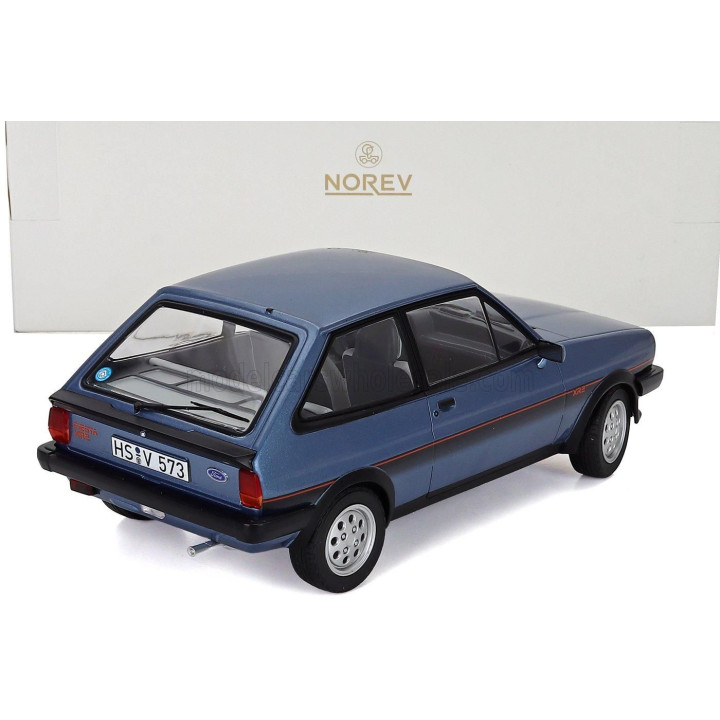 NOREV FORD ENGLAND FIESTA XR2 1981 - BLUE 1/18