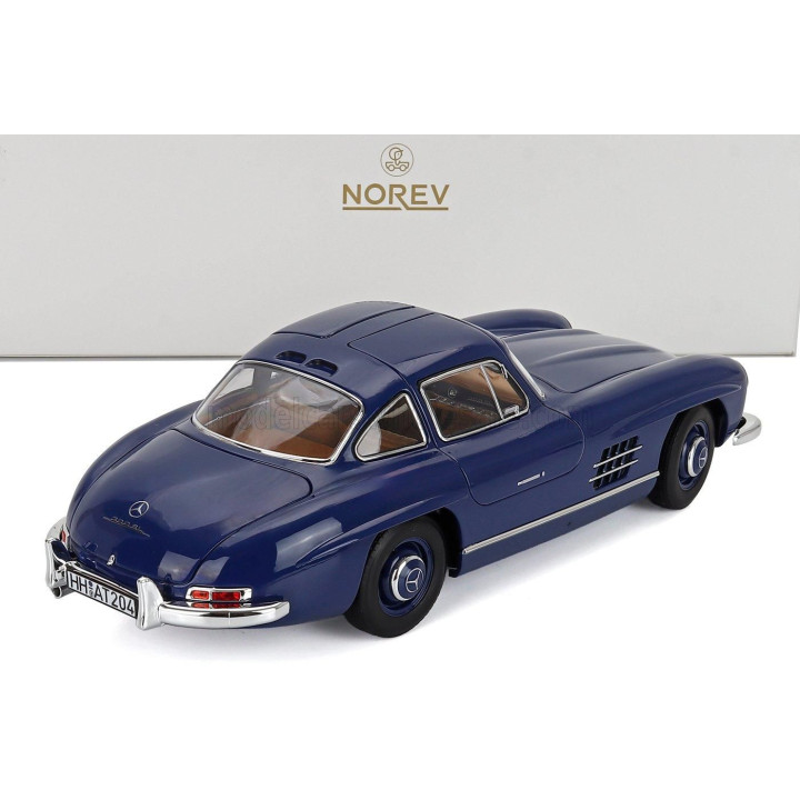 NOREV MERCEDES BENZ SL-CLASS 300SL COUPE GULLWING (W198) 1954 - BLUE 1/18