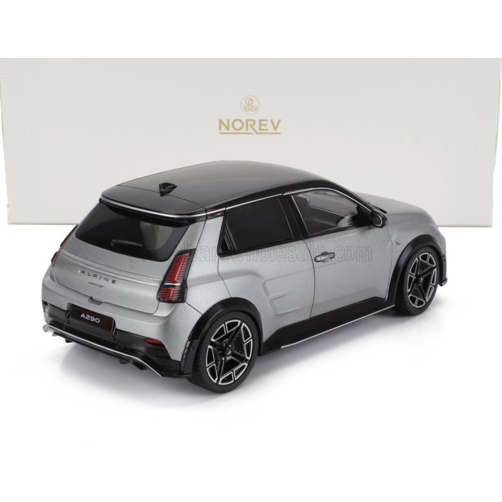NOREV ALPINE ALPINE A290 GT 2025 - TORNADE GREY BLACK MET 1/18