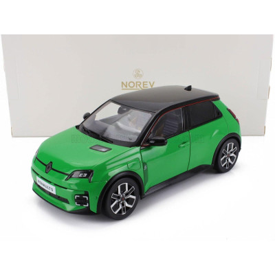 NOREV RENAULT R5 E-TECH 2024 - POP GREEN BLACK 1/18