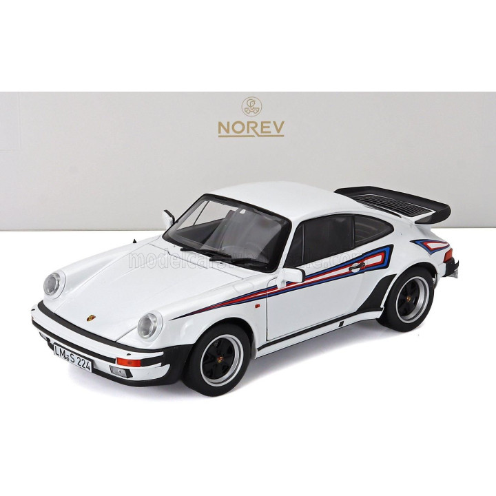 NOREV PORSCHE 911 930 TURBO 3.3 COUPE 1980 - WHITE 1/18