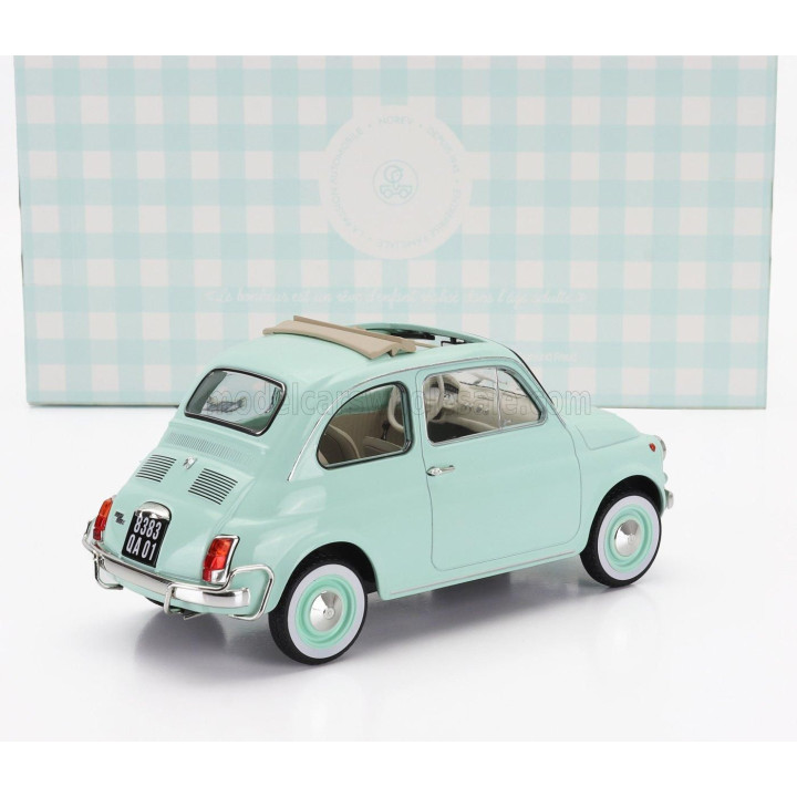 NOREV FIAT 500L 1968 - VERY LIGHT BLUE 1/18