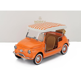 NOREV FIAT 500 JOLLY 1965 - ORANGE 1/18