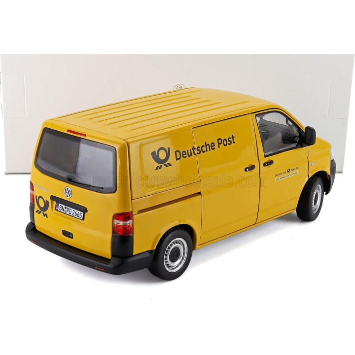 NOREV VOLKSWAGEN T5 VAN TRANSPORTER POST 2003 - YELLOW 1/18