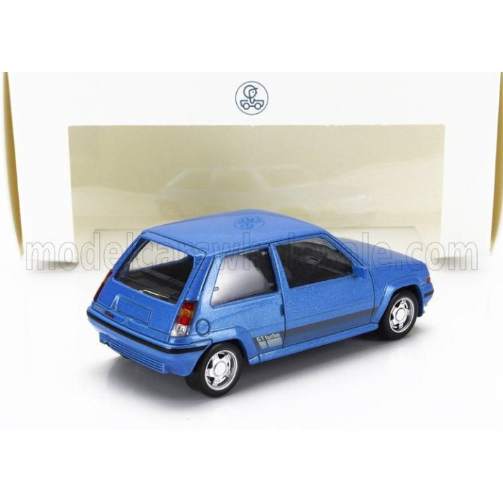 NOREV RENAULT R5 SUPERCINQUE GT TURBO PHASE II 1988 - BLUE 1/43