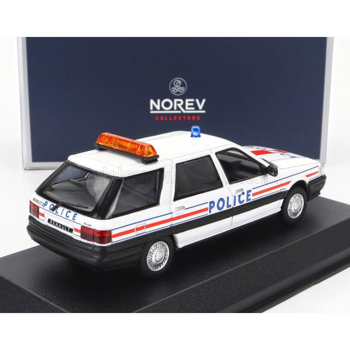 NOREV RENAULT R21 NEVADA SW STATION WAGON POLICE NATIONALE 1989 - RED 1/43