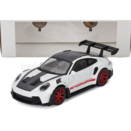 NOREV PORSCHE 911 992 GT3 RS WEISSACH PACKAGE COUPE 2022 - WHITE BLACK RED 1/43