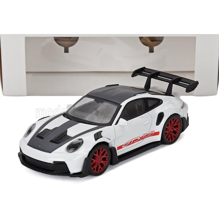 NOREV PORSCHE 911 992 GT3 RS WEISSACH PACKAGE COUPE 2022 - WHITE BLACK RED 1/43