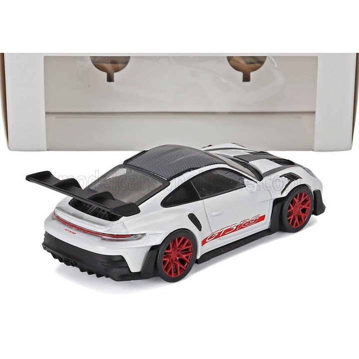 NOREV PORSCHE 911 992 GT3 RS WEISSACH PACKAGE COUPE 2022 - WHITE BLACK RED 1/43