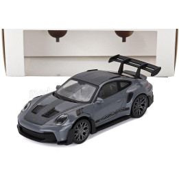 NOREV PORSCHE 911 992 GT3 RS WEISSACH PACKAGE COUPE 2022 - GREY BLACK 1/43