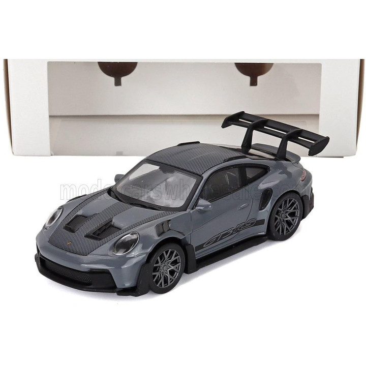 NOREV PORSCHE 911 992 GT3 RS WEISSACH PACKAGE COUPE 2022 - GREY BLACK 1/43