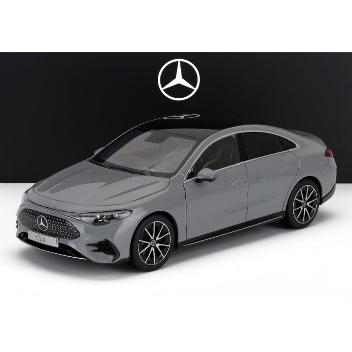 NZG MERCEDES BENZ CLA-CLASS (C174) BEV 2025 - ALPIN GREY 1/18