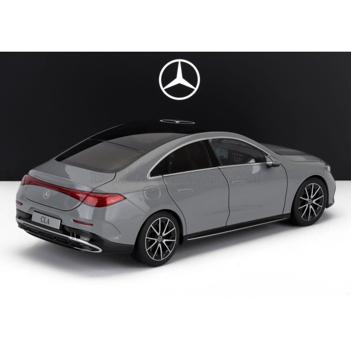 NZG MERCEDES BENZ CLA-CLASS (C174) BEV 2025 - ALPIN GREY 1/18