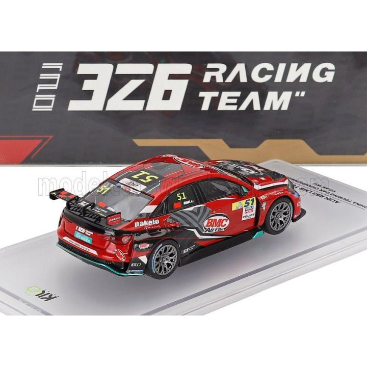 NZG AUDI A3 RS3 LMS N 51 CTCC RACING 2025 - RED BLACK 1/64