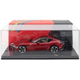 POLISTIL FERRARI 12CILINDRI 2024 - WITH SHOWCASE - NUMBERED ONE BY ONE - ROSSO IMOLA - RED MET 1/18