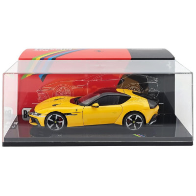 POLISTIL FERRARI 12CILINDRI 2024 - WITH SHOWCASE - NUMBERED ONE BY ONE - GIALLO MODENA - YELLOW 1/18