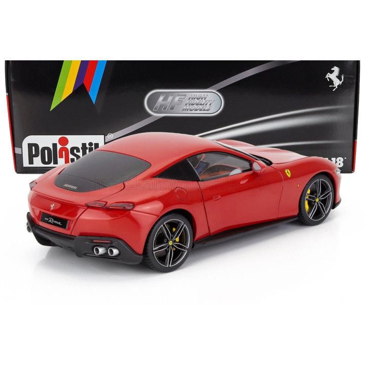 POLISTIL FERRARI ROMA 2019 - ROSSO CORSA 322 - RED 1/18