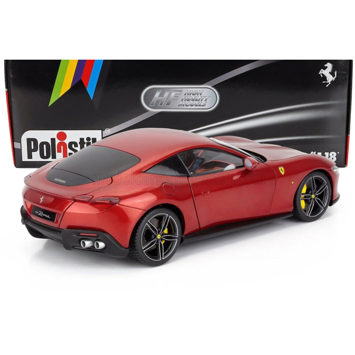 POLISTIL FERRARI ROMA 2019 - ROSSO MAGMA - RED MET 1/18