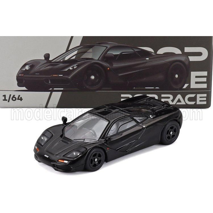POP RACE LIMITED McLAREN F-1 ROAD CAR 1993 - BLACK 1/64
