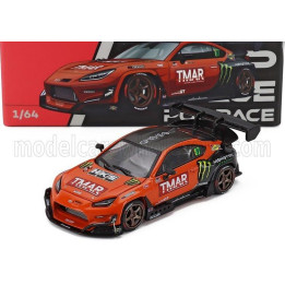 POP RACE LIMITED TOYOTA GR86 PANDEM N 87 COUPE 2022 - ORANGE BLACK 1/64