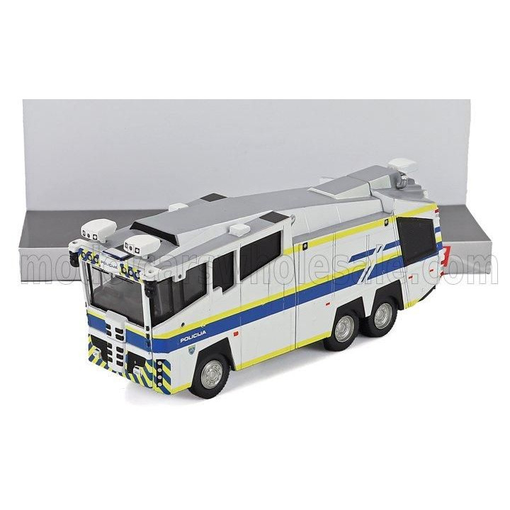 PREMIUM CLASSIXXS ROSENBAUER WASSERFER 10000 POLICIJA TANKER TRUCK 3-ASSI 2009 - WHITE 1/87