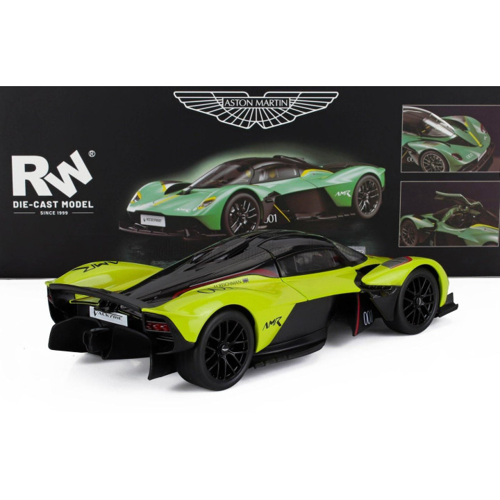 RE EL TOYS ASTON MARTIN VALKIRIE N 001 2023 - YELLOW BLACK 1/18