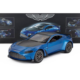 RE EL TOYS ASTON MARTIN V12 VANTAGE 2023 - BLUE CARBON BLACK 1/24