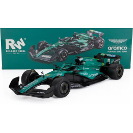RE EL TOYS ASTON MARTIN F1  AMR24 TEAM ARAMCO COGNIZANT N 14 SEASON 2024 FERNANDO ALONSO - GREEN BLACK 1/18