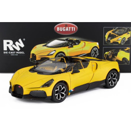 RE EL TOYS BUGATTI MISTRAL W16 2023 - YELLOW 1/24