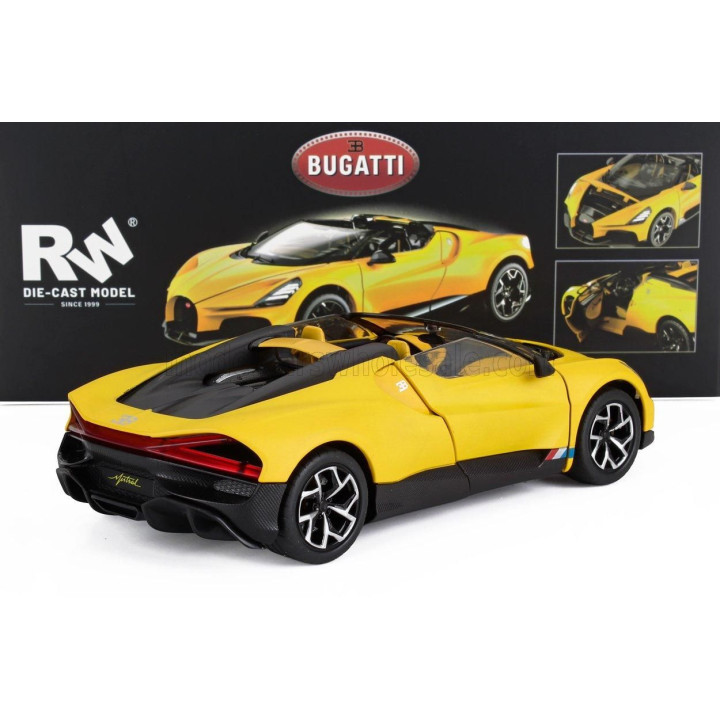 RE EL TOYS BUGATTI MISTRAL W16 2023 - YELLOW 1/24