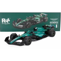 RE EL TOYS ASTON MARTIN F1  AMR24 TEAM ARAMCO COGNIZANT N 14 SEASON 2024 FERNANDO ALONSO - GREEN BLACK 1/24