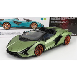 RE EL TOYS LAMBORGHINI SIAN FKP 37 HYBRID 2020 - LIGH GREEN MET 1/12