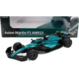 RE EL TOYS ASTON MARTIN F1  AMR23 TEAM ARAMCO COGNIZANT N 14 SEASON 2023 FERNANDO ALONSO - GREEN BLACK 1/20