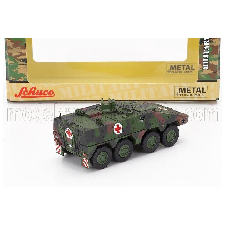 SCHUCO TANK BOXER MILITARY ARMY MEDIC UNIT 1945 - CAMOUFLAGE 1/87