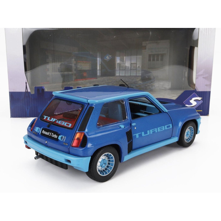 SOLIDO RENAULT R5 TURBO 1981 - BLUE 1/18