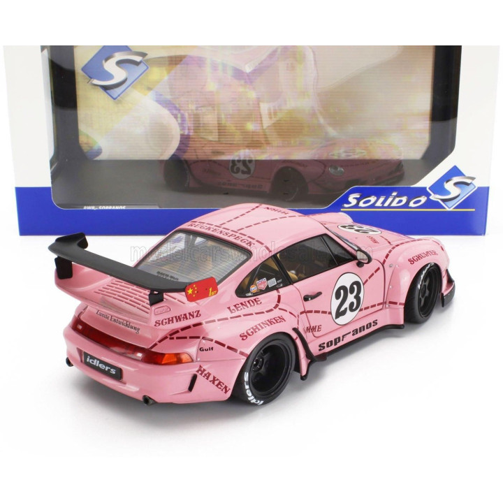 SOLIDO PORSCHE 911 993 RWB BODYKIT N 23 PINK PIG COUPE 2020 - PINK 1/18