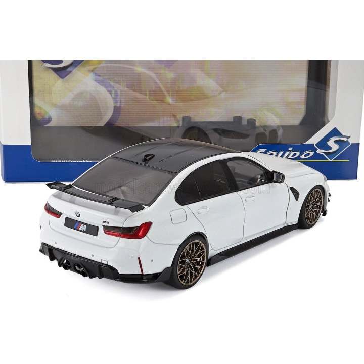 SOLIDO BMW 3-SERIES M3 PERFORMANCE PARTS (G80) 2024 - WHITE BLACK 1/18