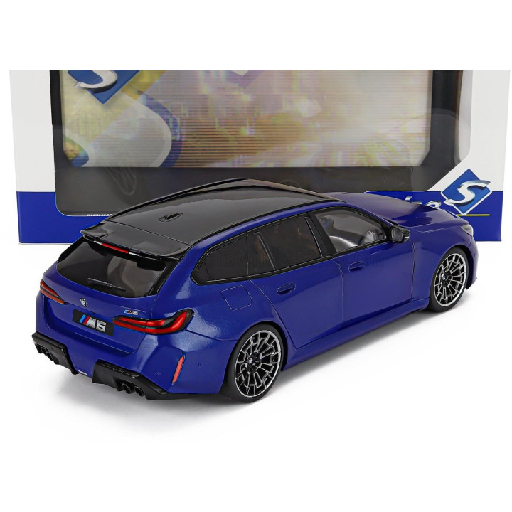 SOLIDO BMW 5-SERIES M5 TOURING (G99) SW STATION WAGON 2024 - BLUE MET 1/18
