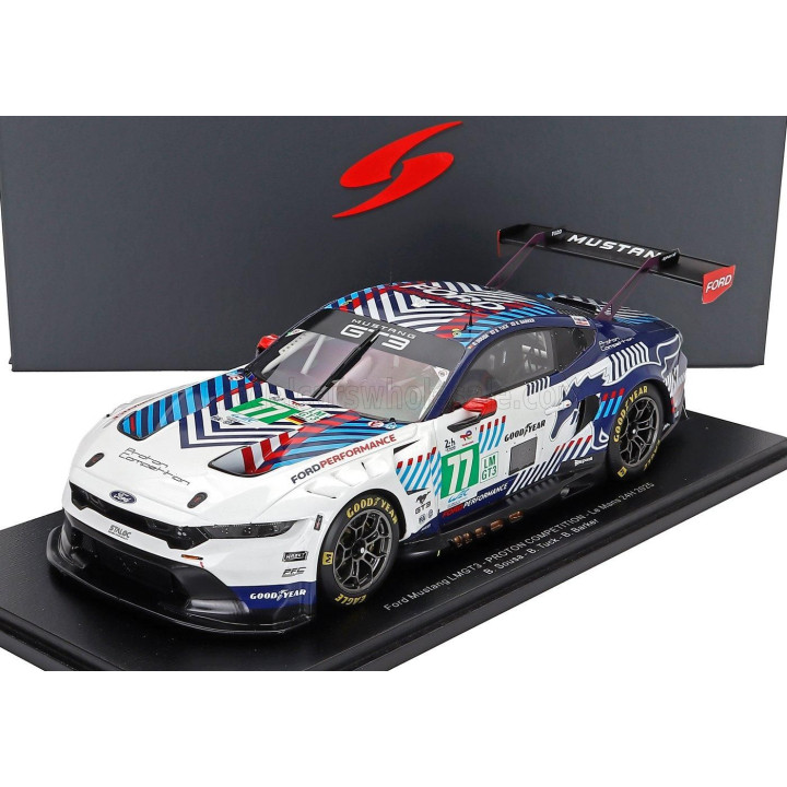 SPARK MODEL FORD USA MUSTANG GT3 5.4L V8 TEAM PROTON COMPETITION N 77 24h LE MANS 2025 BEN BARKER - BERNARDO SOUSA - BEN TUCK - 