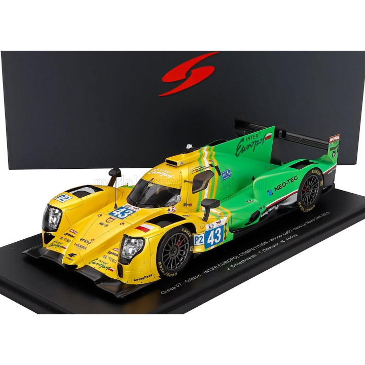SPARK MODEL ORECA 07 GIBSON GK428 4.2L V8 TEAM INTER EUROPOL COMPETITION N 43 WINNER LMP2 CLASS 24h LE MANS 2025 TOM DILLMANN - 