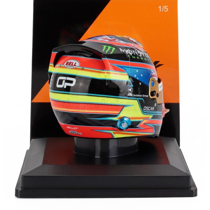 SPARK MODEL BELL HELMET CASCO HELMET F1 OSCAR PIASTRI TEAM MCLAREN N 81 SEASON 2025 - VARIOUS 1/5