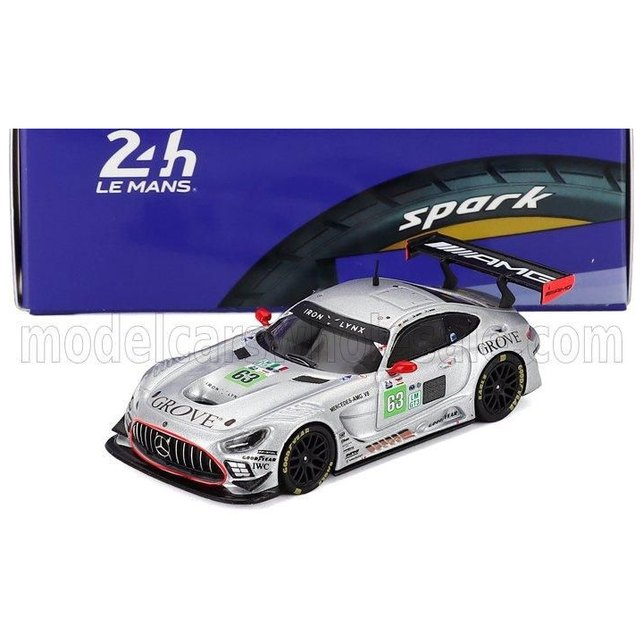 SPARK MODEL MERCEDES BENZ AMG GT3 EVO 6.2L V8 TEAM IRON LYNX N 63 24h LE MANS 2025 BRENTON GROVE - STEPHEN GROVE - LUCA STOLZ - 