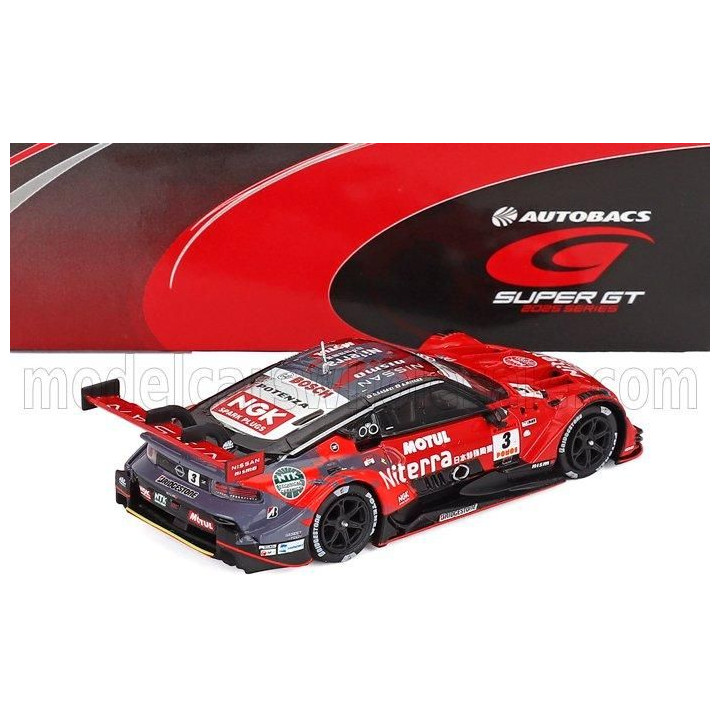 SPARK MODEL NISSAN Z NISMO TEAM MOTUL NISMO NDDP N 3 GT500 CLASS SUPER GT 2025 DAIKI SASAKI - ATSUSHI MIYAKE - RED 1/64