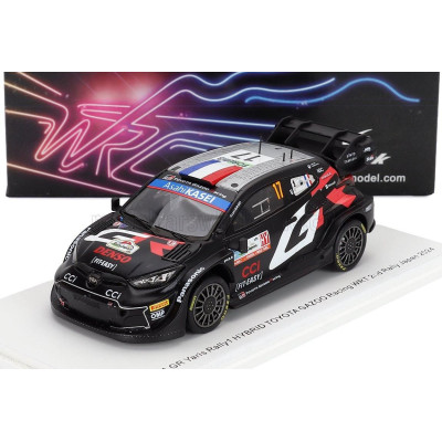 SPARK MODEL TOYOTA YARIS GR RALLY1 HYBRID TEAM TOYOTA GAZOO RACING WRT N 17 2nd RALLY JAPAN 2024 SEBASTIAN OGIER - VINCENT LANDA