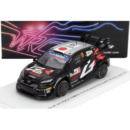 SPARK MODEL TOYOTA YARIS GR RALLY1 HYBRID TEAM TOYOTA GAZOO RACING WRT N 18 4th RALLY JAPAN 2024 TAKAMOTO KATSUTA - AARON JOHNST